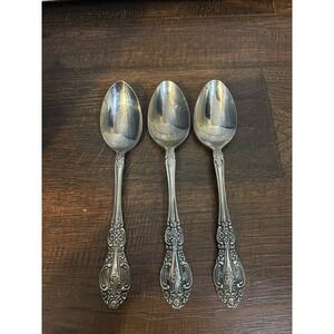 Springtime 1970 Stainless MSI Japan Dinner Spoons Flatware Replacement (3)‎